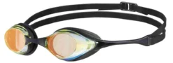 Lunettes De Compétition Arena Cobra Swipe Mirror Yellow Copper Black