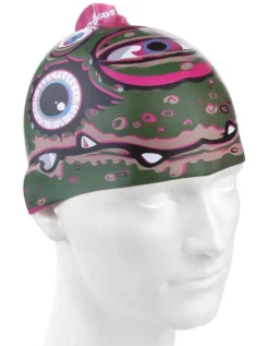 Bonnet Silicone De Natation Madwave Junior Monster