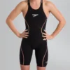 Combinaison De Natation Femme Speedo Lzr Intent Kneeskin Dos Ouvert Black / Gold 974D168