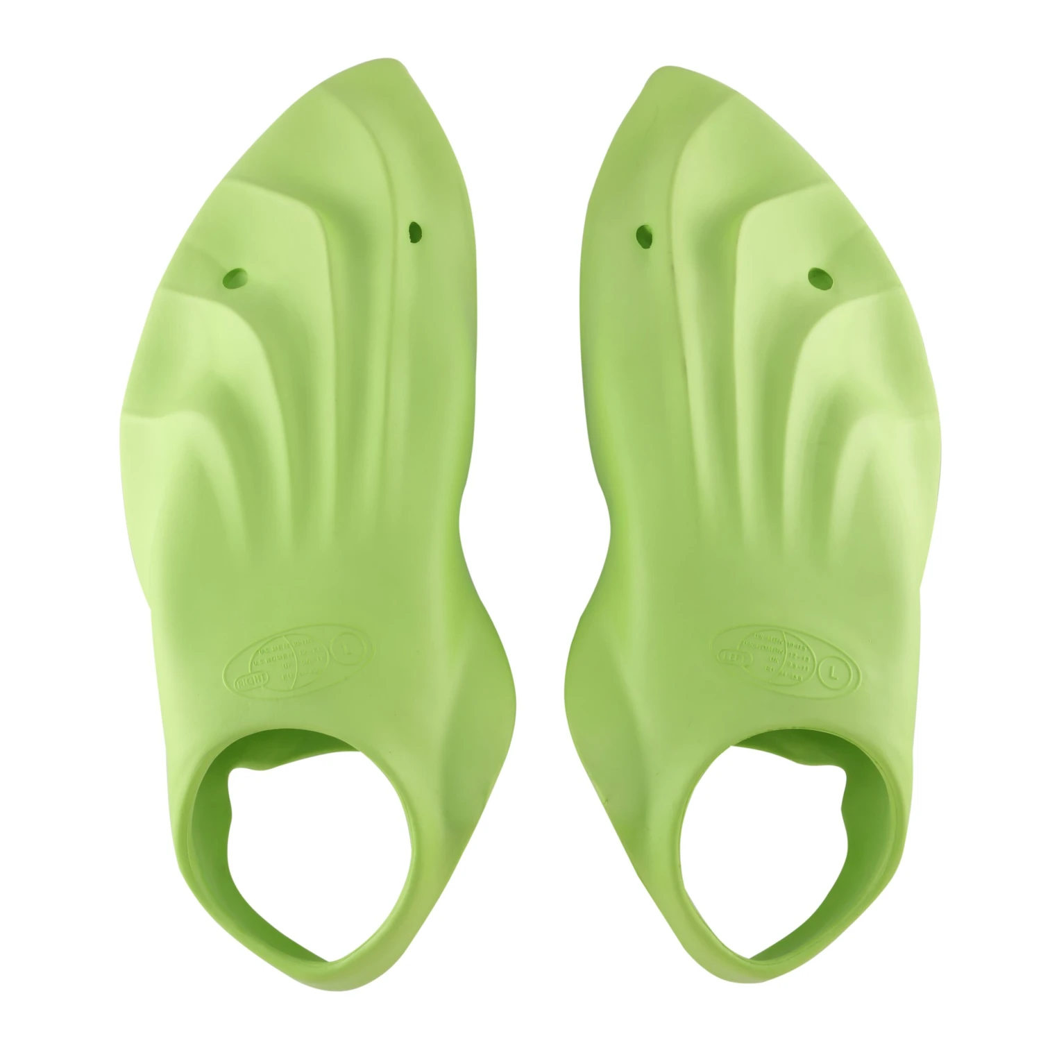 Palmes Courtes De Natation Silicone MP Alpha Fins Pro Green 2 Palmes Courtes De Natation Silicone MP Alpha Fins Pro Green – Image 2