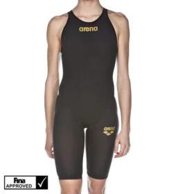 Combinaison De Natation Femme Arena Carbon Flex Vx Dos Fermé Dark Grey / Black