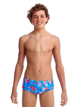 Maillot De Bain Funky Trunks Garçon Flaming Vegas Bleu