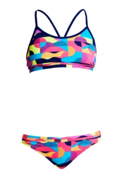 Maillot De Bain Funkita 2 Pièces Fille Mad Mist Rose -Funky Trunks Boutique fs02g mad mist 1699 0 scaled
