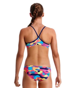 Maillot De Bain Funkita 2 Pièces Fille Mad Mist Rose -Funky Trunks Boutique fs02g mad mist 1701