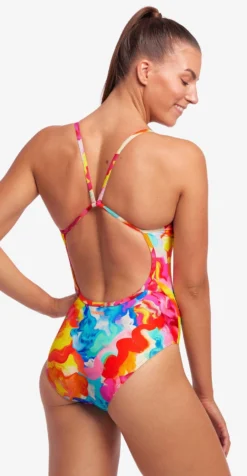 Maillot De Bain Funkita Femme Single Strap - Messy Monet -Funky Trunks Boutique fs15l71536 2