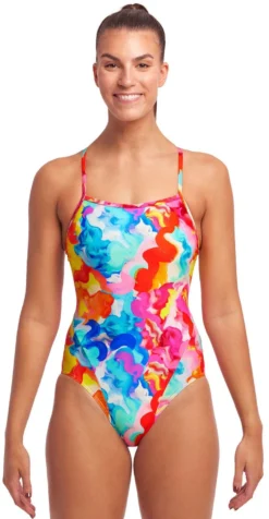 Maillot De Bain Funkita Femme Single Strap - Messy Monet