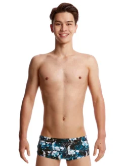 Maillot De Bain Funky Trunks Garçon Bone Head Noir