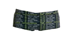 Maillot De Bain Funky Trunks Garçon Departure Board Noir -Funky Trunks Boutique ft32b departure board 0826 0