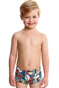 Maillot De Bain Funky Trunks Enfant Garçon Postcard Paradise Multicolore