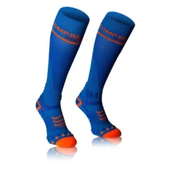 Compression Sportive Compressport Full Socks V2.1 Bleu