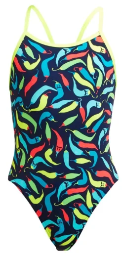 Maillot De Bain Funkita Fille Single Strap Chilli Boss -Funky Trunks Boutique g chilli boss
