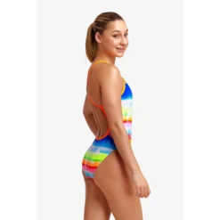 Maillot De Bain Funkita Fille Single Strap - Dye Hard -Funky Trunks Boutique girl dye hard c2