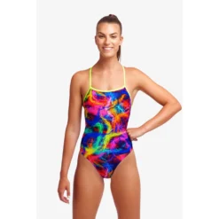 Maillot De Bain Funkita Femme Strapped In - Solar Flares -Funky Trunks Boutique ladies solar f2