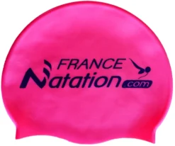 Bonnet Silicone De Natation France Natation Rose