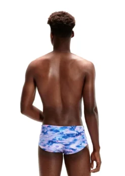 Maillot De Bain Homme SPEEDO Allover Digital 13.5cm Briefs - Clearwater Dawn -Funky Trunks Boutique sp3 5