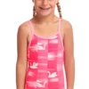 Maillot De Bain Funkita Enfant Fille Swan Lake Rose