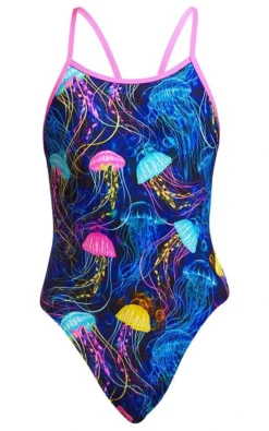 Maillot De Bain Funkita Fille Single Strap - Schwimma Stinga -Funky Trunks Boutique swimma girls3