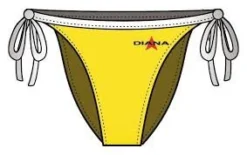 Bas De Maillot De Bain Femme Diana Twin-kini Jaune