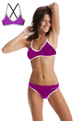 Haut De Maillot De Bain Femme Diana Twin Brassière Violet