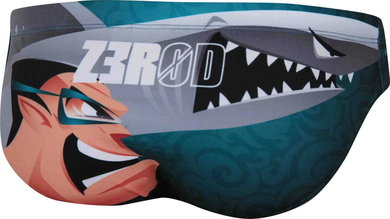 Maillot De Bain Homme Zerod Brief Ravenman Shark Vert 2 Maillot De Bain Homme Zerod Brief Ravenman Shark Vert – Image 2